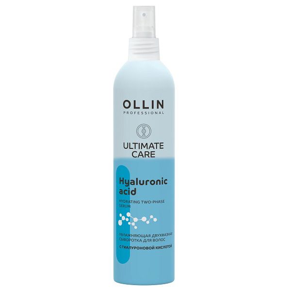 OLLIN ULTIMATE CARE Moisturizing two-phase serum with hyaluronic acid 250 ml