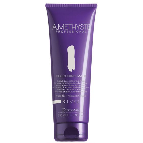 Tinted hair mask Amethyste Coloring Mask SILVER Farmavita 250 ml