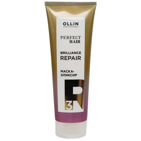 STEP-3 Mask-elixir fixing stage Perfect Hair Brilliance Repair OLLIN 250 ml