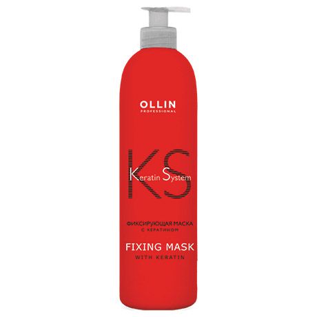 Fixing mask with keratin Keratine System OLLIN 500 ml