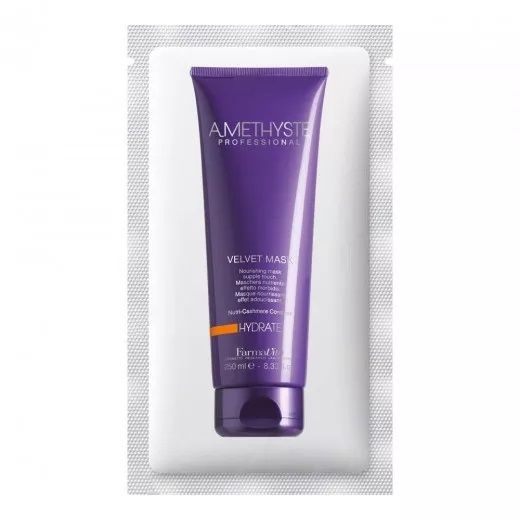 Velvety mask for dry and damaged hair Amethyste HYDRATE Farmavita 10 ml