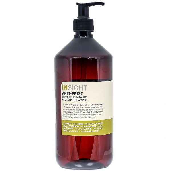 Smoothing shampoo for unruly hair ANTI-FRIZZ INSIGHT 900 ml