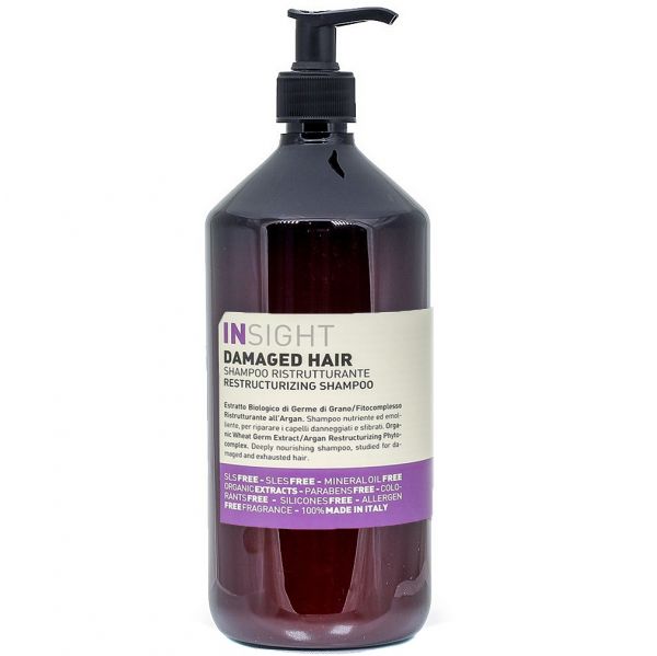 Shampoo for damaged hair “DAMAGED HAIR” INSIGHT 900 ml