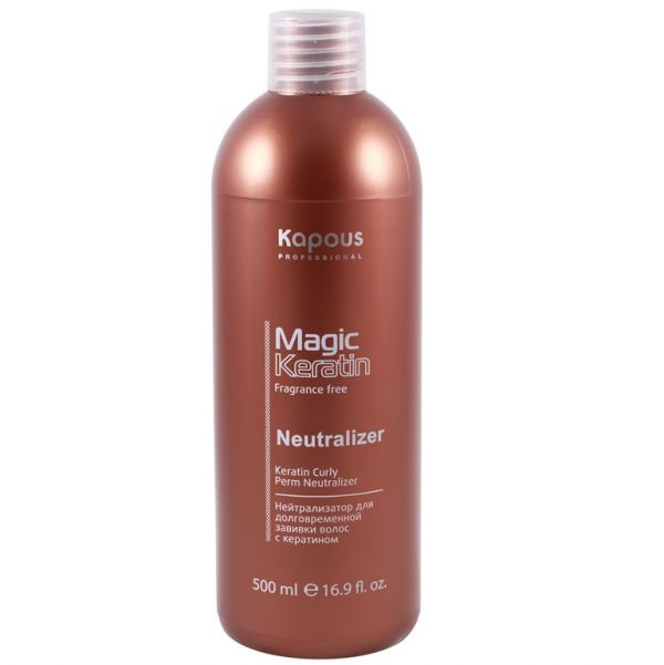 Neutralizer for long-term hair curling with keratin Kapous 500 ml