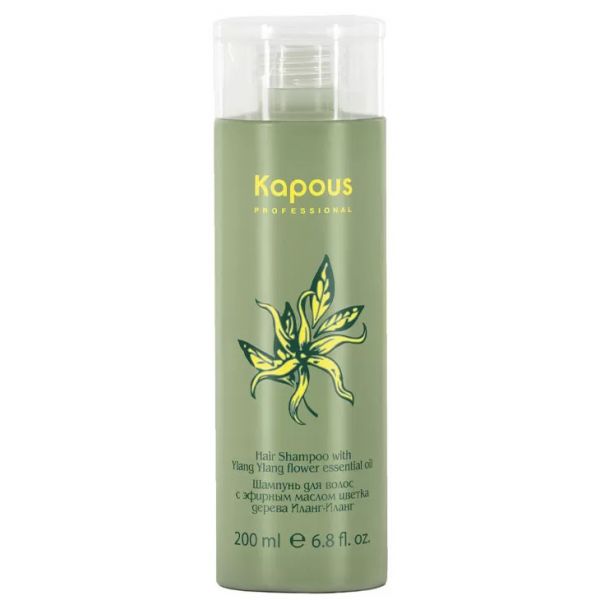 Hair shampoo with tree flower essential oil Ylang Ylang Kapous 200 ml