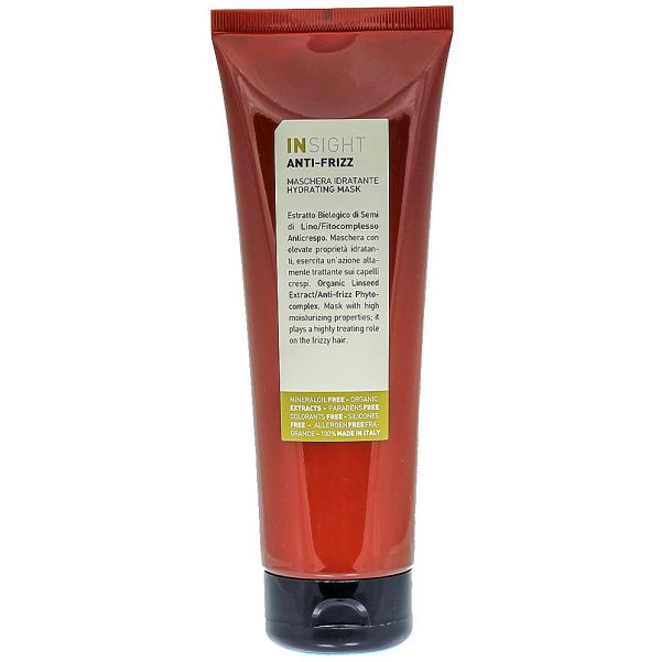 Smoothing mask for unruly hair ANTI-FRIZZ INSIGHT 250 ml