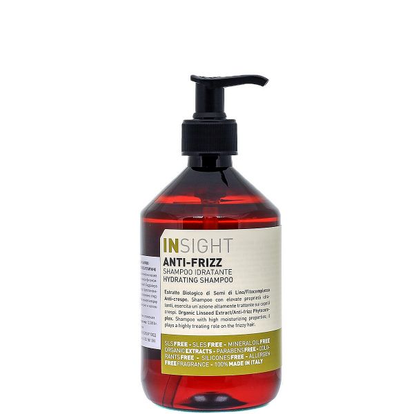 Smoothing shampoo for unruly hair ANTI-FRIZZ INSIGHT 400 ml