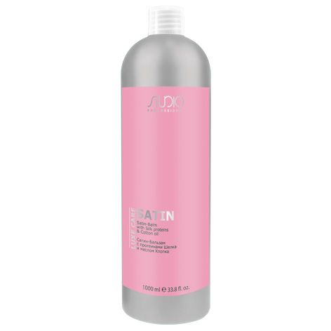 Satin-Balm with silk proteins and cotton oil “Luxe Care” Kapous 1000 ml