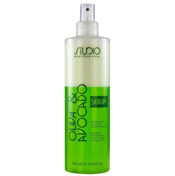 Kapous Oliva and Avocado Two-phase hair serum with Avocado and Olive oils 500 ml