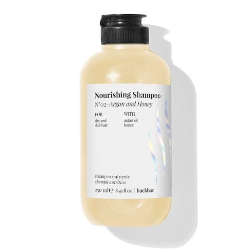 Nourishing shampoo for dry and dull hair Back Bar Nourishing Shampoo No. 02-Argan Oil and Honey Farmavita 250 ml