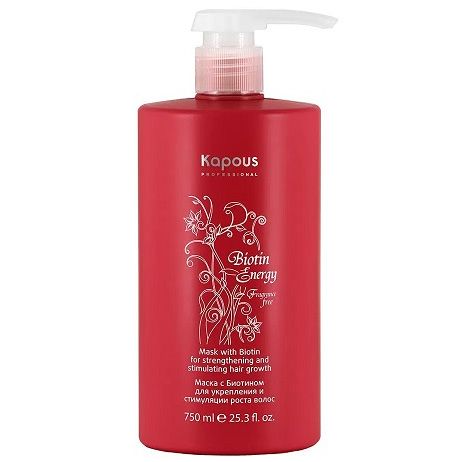 Mask for strengthening and stimulating hair growth “Biotin Energy” Kapous 750 ml