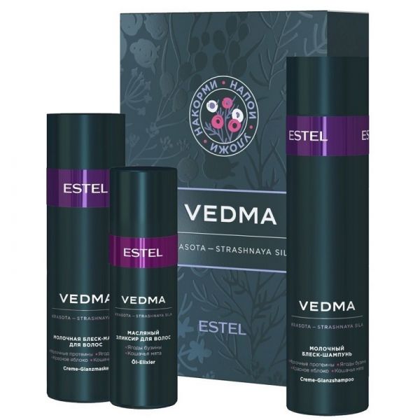 Set VEDMA by shampoo, mask, elixir ESTEL 500 ml