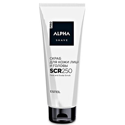 Face and head scrub ALPHA HOMME 250 ml