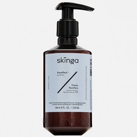 Restoring conditioning mask with keratin for all hair types TM Skinga 250 ml