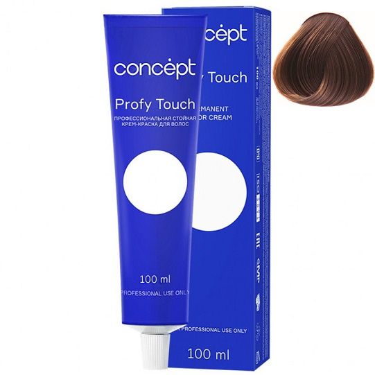 Permanent hair color cream 7.75 light chestnut Profy Touch Concept 100 ml