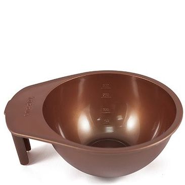 Plastic bowl for preparing solution, bronze Kapous