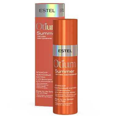 Elixir “Silk Drops” with UV filter for hair ends Otium Summer ESTEL 100 ml